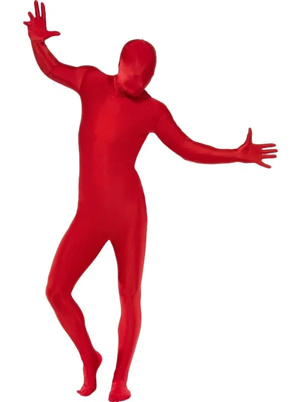 Disfraz Segunda Piel Rojo para Adulto Segunda Piel - Morphsuits Smiffys